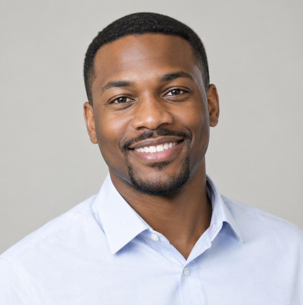 Portrait of a smiling man outdoors